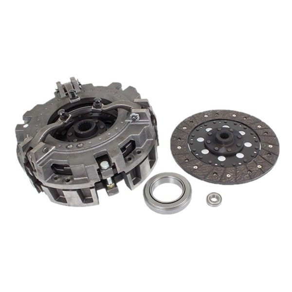 Aftermarket Heavy Duty Dual Clutch Kit Assy Fits Ford Compact Tractor 1720 286 SBA320040483K - main